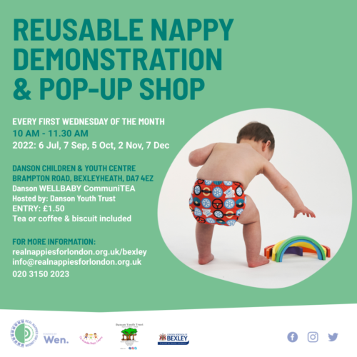 Bexley Reusable Nappy Demonstration and Pop-up Shop @ Danson Children & Youth Centre